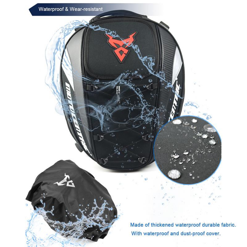 Waterproof Motorcycle Tail Bag Multi-functional Durable Rear Motorcycle Seat Bag High Capacity Rider Backpack 11-MC-0102 Latest - V.I.P Digital Presence