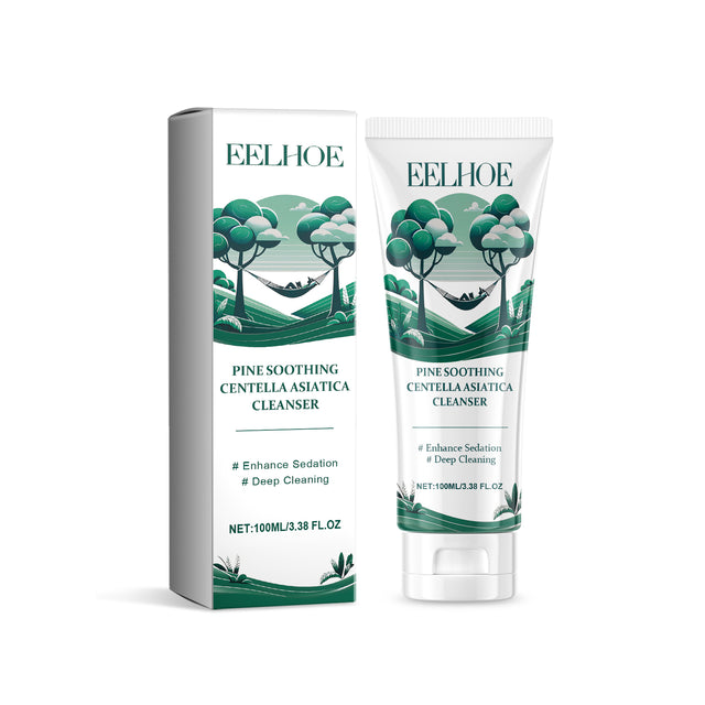 Pine Soothing Centella Asiatica Cleanser, Deep Clear Pores Soft Moisturizing Skin Moisturizing Non-Tight Cleanser - V.I.P Digital Presence