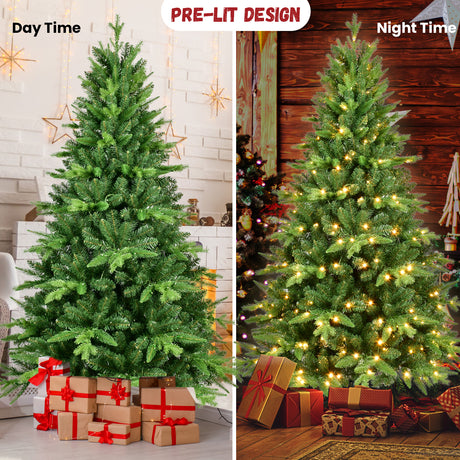 7FT PE&PVC Prelit Christmas Tree - V.I.P Digital Presence