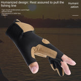 Fishing gloves professional grade winter men's and women's exclusive exposed three finger waterproof non stick bait, hand picked - V.I.P Digital Presence