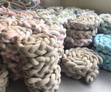 1Pcs 1M/2M/3M Baby Handmade Nodic Knot Newborn Bed Bumper Long Knotted Braid Pillow Baby Bed Bumper Knot Crib Infant Room Decor - V.I.P Digital Presence