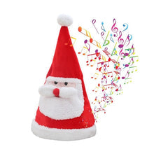 Soft Kawaii plush toy electric light-emitting movable Christmas Hat Plush Toy hat as a Christmas gift for children - V.I.P Digital Presence