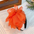 Oversized and exaggerated handmade fabric flower versatile headband - V.I.P Digital Presence