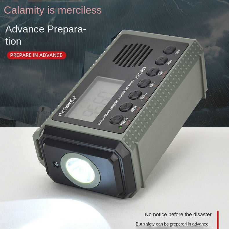 Radio disaster prevention and emergency full band radio solar charging lighting mobile portable radio - V.I.P Digital Presence