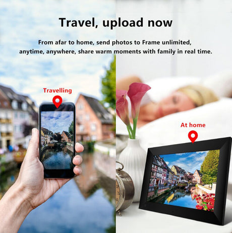 Frameo cloud photo frame WiFi digital photo frame 16G memory smart photo album - V.I.P Digital Presence