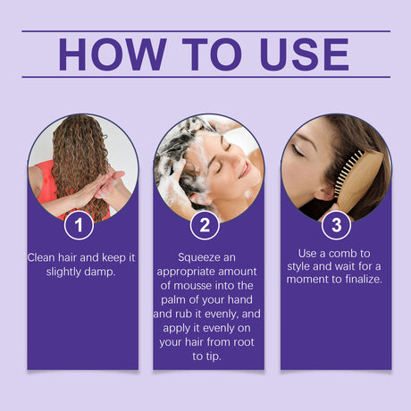 Curls Volumizing And Styling Mousse Curls Styling Shine Confident, Soft And Elastic Curling - V.I.P Digital Presence