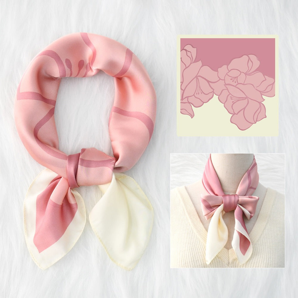 Silk Scarf Women's Sunscreen Beach Imitation Silk Versatile Silk Scarf Neckband - V.I.P Digital Presence