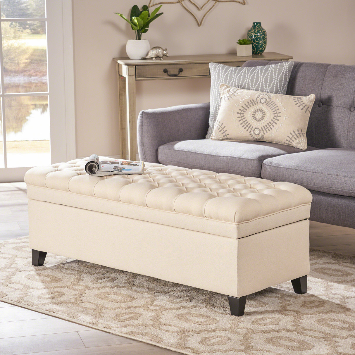 JULIANA STORAGE OTTOMAN - V.I.P Digital Presence