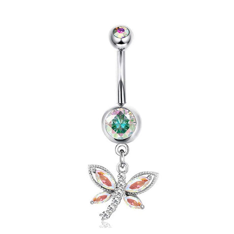 Navel Ring Creative Bat Bee Navel Buckle Navel Ring Body Piercing Jewelry - V.I.P Digital Presence