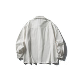 Pocket casual workwear shirt men's loose long sleeved shirt - V.I.P Digital Presence