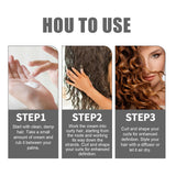 Moisturizing Styling Cream, Fluffy Curly Hair Styling, Hydrating And Glossy Frizzy Hair Repair Cream - V.I.P Digital Presence