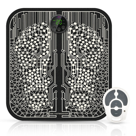 The Latest Remote Control With Patch Ems Tens Smart Shiatsu Foot Massager Muscle Stimulator Vibration Massage Pad - V.I.P Digital Presence