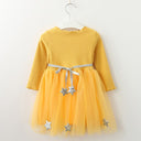 Bear Leader Girls Dress Pentagram Princess Dress Brand Girls Clothes Children Clothing European and American Style Girls Dresses