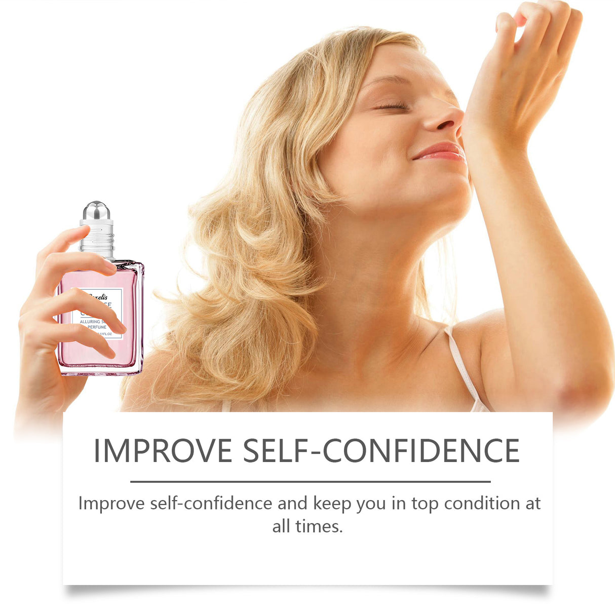 Pink Rose Fragrance Essential Oil, Mild Natural Fresh Fragrance Fragrance Portable Women's Eau De Toilette - V.I.P Digital Presence