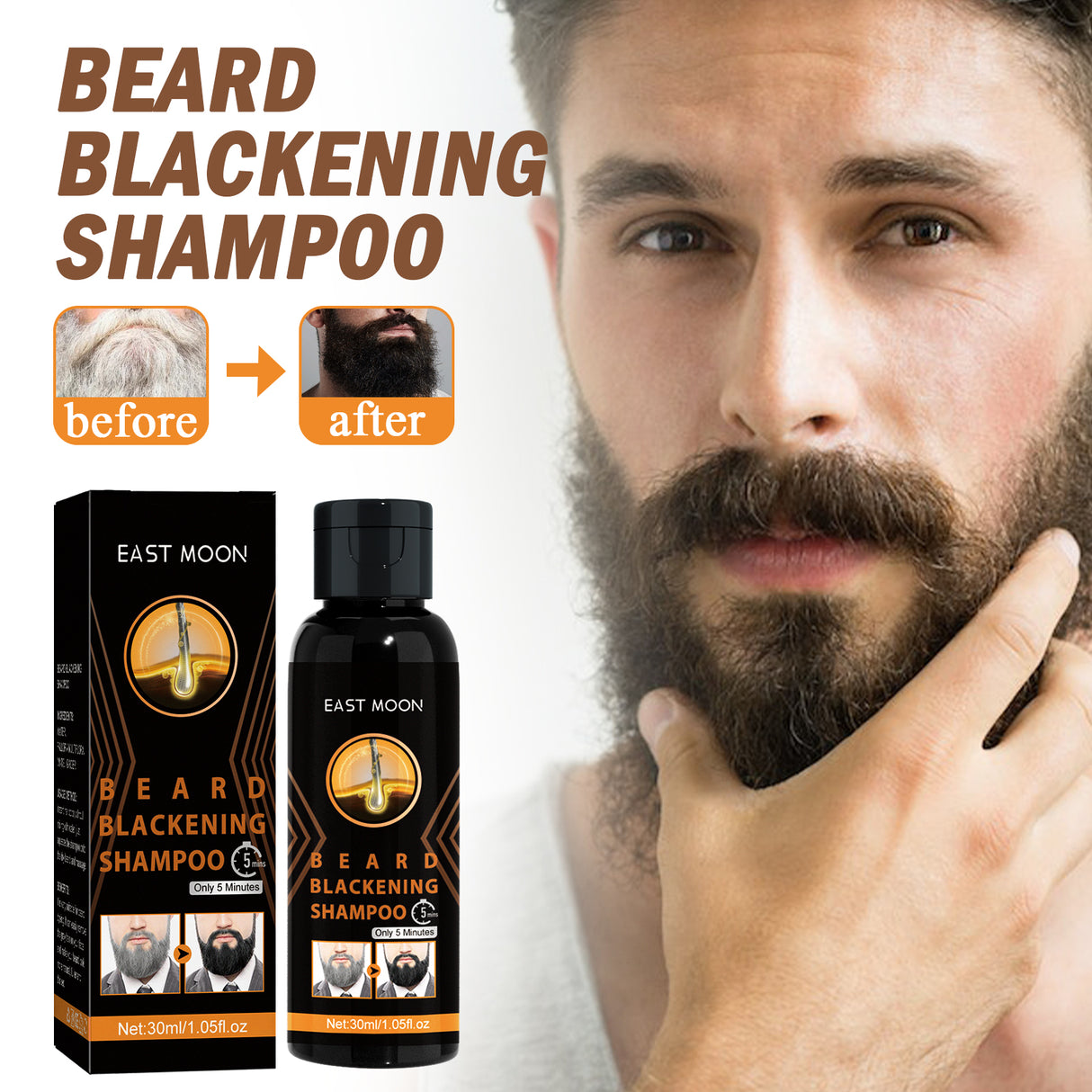 Shampoo Men's Hair Cleansing Moisturizing Massage Treatment Smoothing Dark Hair Shampoo - V.I.P Digital Presence