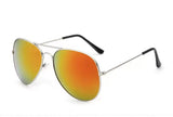 Gafas de sol coloridas Toad Glasses Pilot Hombres y Mujeres Modelos 3025 Gafas de sol reflectantes con película de color