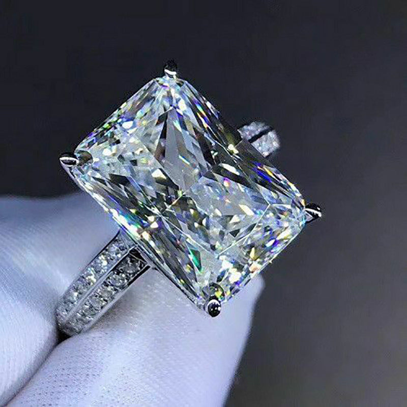 Explosive new style set with oversized zircon rings, simple women's rings, gifts, and accessories - V.I.P Digital Presence