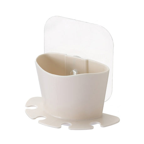 Toothbrush Holder Non-perforated Paste Tooth Holder Razor Bathroom Wall-mounted Brushing And Washing Face Multifunctional Rack - V.I.P Digital Presence