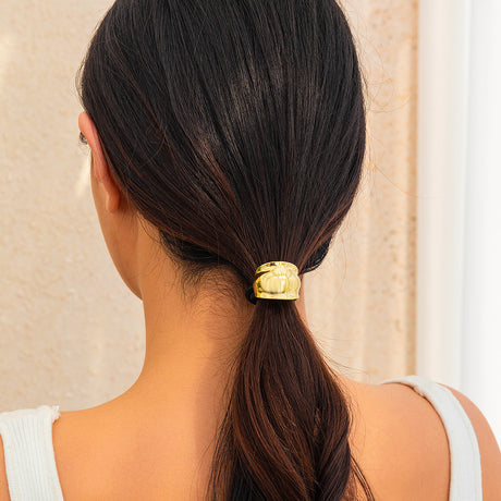 Metal concave convex folded alloy hair clip Hairpin irregular temperament hair clip - V.I.P Digital Presence