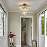 Black large crystal chandelier, modern style chandelier, dining room, living room, bedroom - V.I.P Digital Presence
