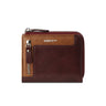 Wallet Men's Fashionable Leather Zipper Leather Bag RFID Multi Card Function ID Card Bag - V.I.P Digital Presence