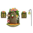 Elf House Garden Resin Night Light Doors and Windows Hangers - V.I.P Digital Presence