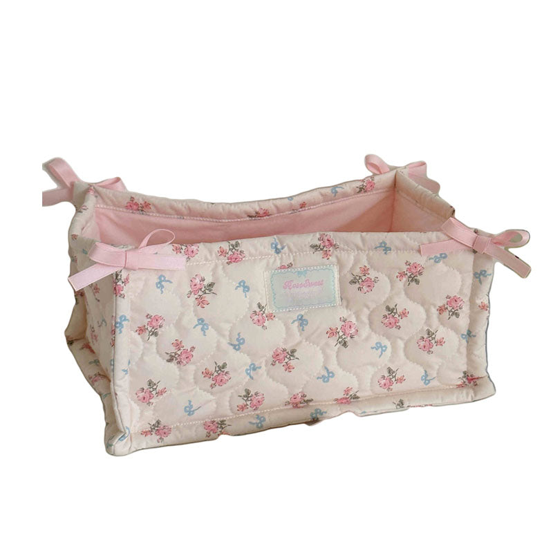 Quilted Ins Storage Basket Desktop Goods Storage Cute Ornaments - V.I.P Digital Presence