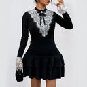 Lace   Party Mini Dress for Women - V.I.P Digital Presence