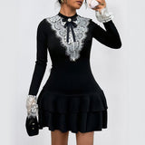 Lace   Party Mini Dress for Women - V.I.P Digital Presence