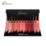 Gift Box Niceface 12 Color Lip Gloss Combination Set Non-Stick Cup Does Not Fade Matte Matte Lipstick - V.I.P Digital Presence
