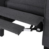Smoke Fabric Push Back Chair for Elegant Home Décor - V.I.P Digital Presence