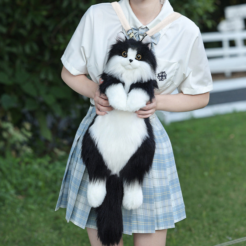 Handmade plush cat backpacks: super cute, trendy. Great bday gifts or toys, doubles as a cat - themed shopping bag! - V.I.P Digital Presence