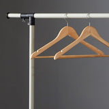 Short hanger, used for hanging heavy-duty rolling hangers with bottom racks and wheels for clothes - V.I.P Digital Presence