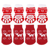 8pcs Pet Warm Cotton Socks Soft Anti Slip Claw Pattern Protect Feet Cold Snow Christmas Dog Cat Stockings Gifts - V.I.P Digital Presence