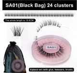 DIY false eyelashes set whole cut eyelashes European and American thick curling travel size eyelash combination - V.I.P Digital Presence