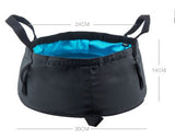 NatureHike8.5L Water Washbasin Ultralight Portable Outdoor Nylon Folding Wash Bag Foot Bath Camping Equipment Travel Kits - V.I.P Digital Presence