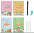 Full English version of calligraphy stickers Children's groove copybook Student hard pen practice copybook Magic writing sticker - V.I.P Digital Presence