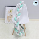 1Pcs 1M/2M/3M Baby Handmade Nodic Knot Newborn Bed Bumper Long Knotted Braid Pillow Baby Bed Bumper Knot Crib Infant Room Decor - V.I.P Digital Presence