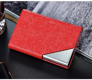 Itapkris Business ID Credit Card Holder For Women Men Fashion Brand Metal Aluminum Card Case PU Leather Porte Carte - V.I.P Digital Presence