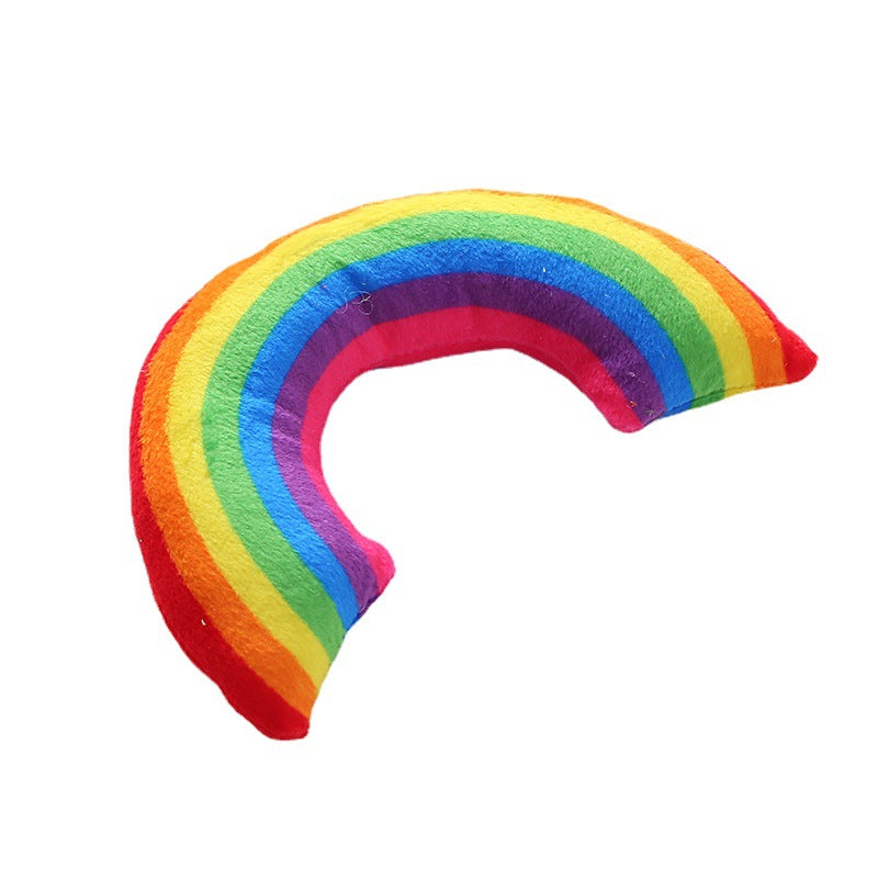 Pet Supplies Cat Toy Rainbow Bridge Pillow with Catnip and Cat Mint - V.I.P Digital Presence