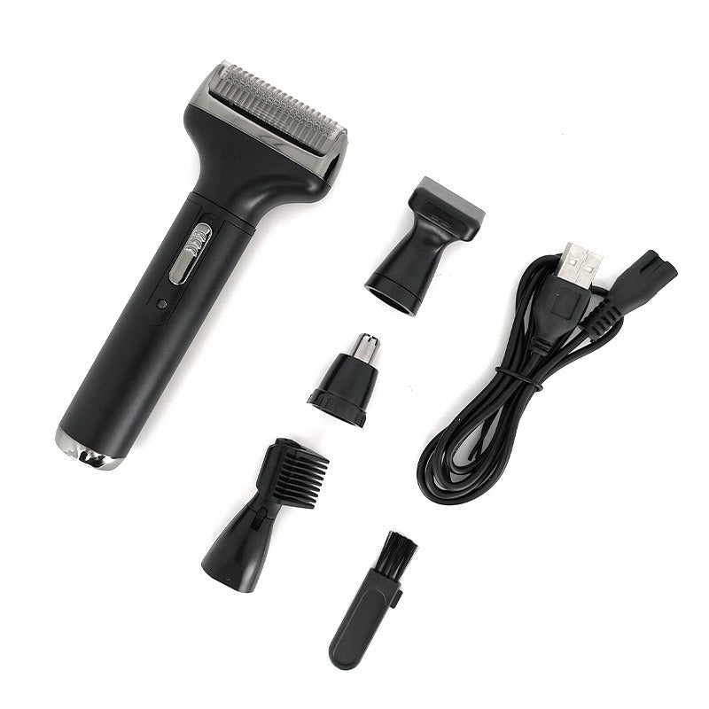 New Men's 4 in 1 Electric Razor Nose Hair Sideburns Knife Trimmer Eyebrow Grooming Set Compound - V.I.P Digital Presence