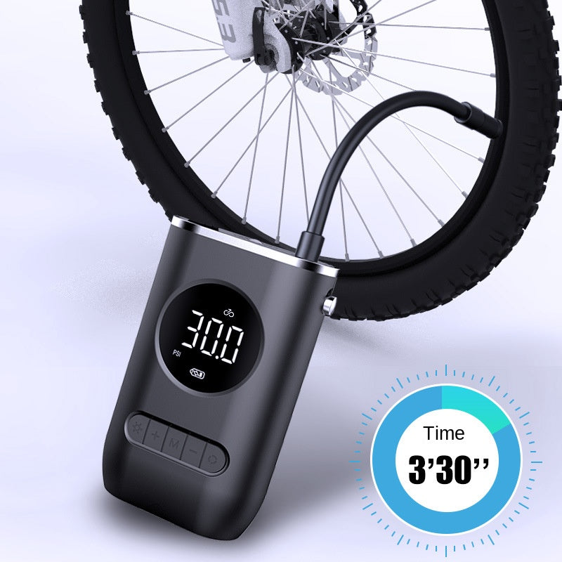 New Car Portable Inflator Pump Mini Bicycle Electric Tire Handheld Wireless Charging Super Car Inflator Pump - V.I.P Digital Presence