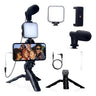 Vlogging kit for mobile phone tripod 36 led fill light and mini microphone for live stream, video TikTok YouTube - V.I.P Digital Presence