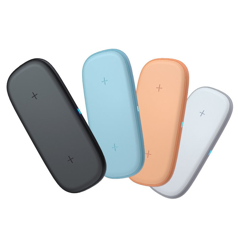 2-in-1 dual phone wireless charger suitable for Huawei Samsung phone wireless charging ultra-thin desktop - V.I.P Digital Presence