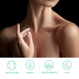Crema reafirmante para el cuello, aclara las líneas de expresión, reafirma, ilumina la piel, hidratante, antiarrugas, reafirmante y lifting.