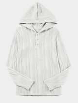 Textured Long Sleeve Hoodie - V.I.P Digital Presence