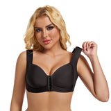 Smooth thin bra front buckle sexy gathering without steel ring adjustment women's underwear - V.I.P Digital Presence