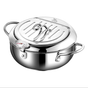 Household stainless steel tempura fryer with filter controlled temperature small fryer small mini fryer - V.I.P Digital Presence