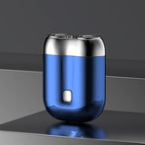 USB rechargeable electric washable shaver, men's dual blade mini travel portable shaver - V.I.P Digital Presence