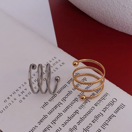 Titanium Steel Wrap Ring - V.I.P Digital Presence